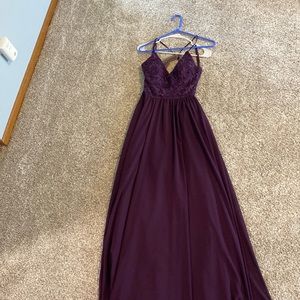 Purple dress